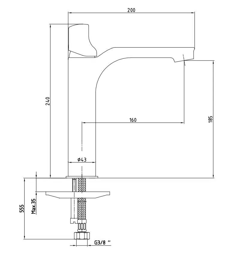 Eca Myra Orta Boy Lavabo Bataryası  102108983H