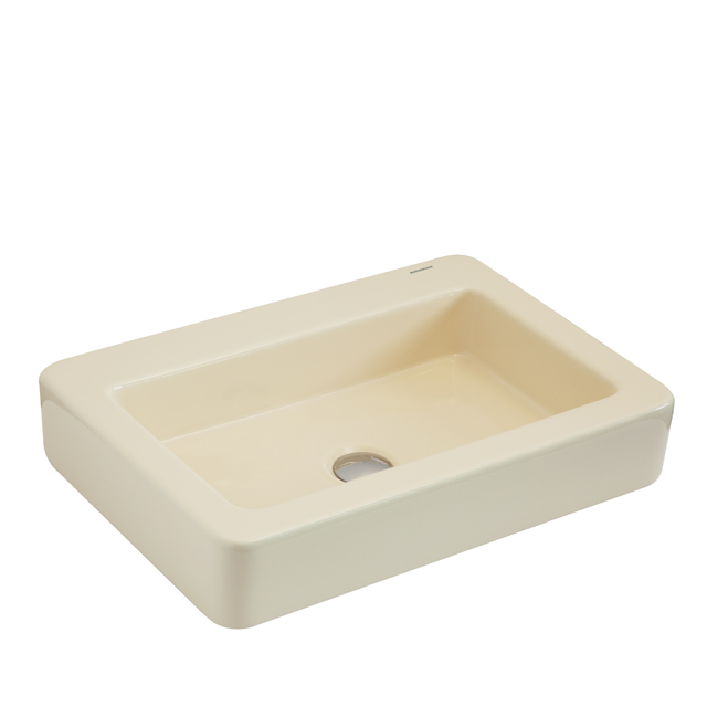 Skat 59x41 cm Tezgah Üstü Lavabo MAT VANİLYA