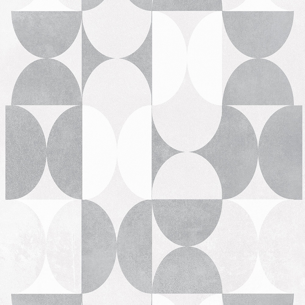 30X90 ESSENTIAL MAT GREY GEO DEKOR