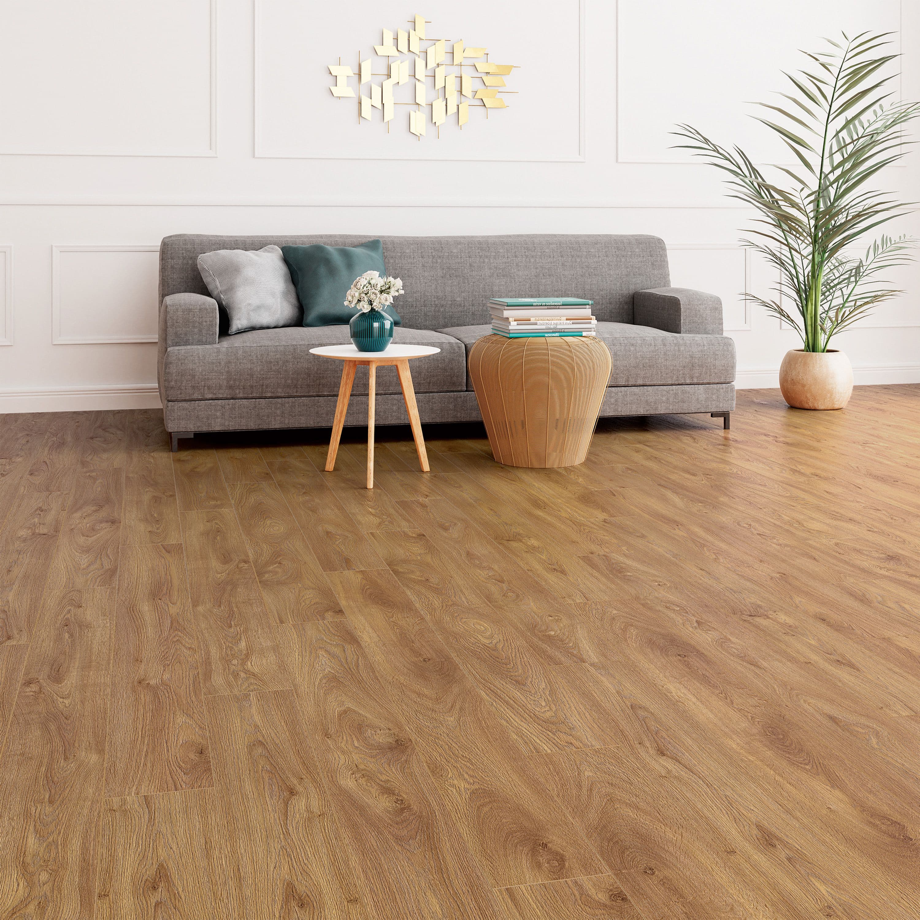 ÇAMSAN AVANGARD SERİSİ Asi Meşe - 4005 10mm Derzli LAMİNANT PARKE