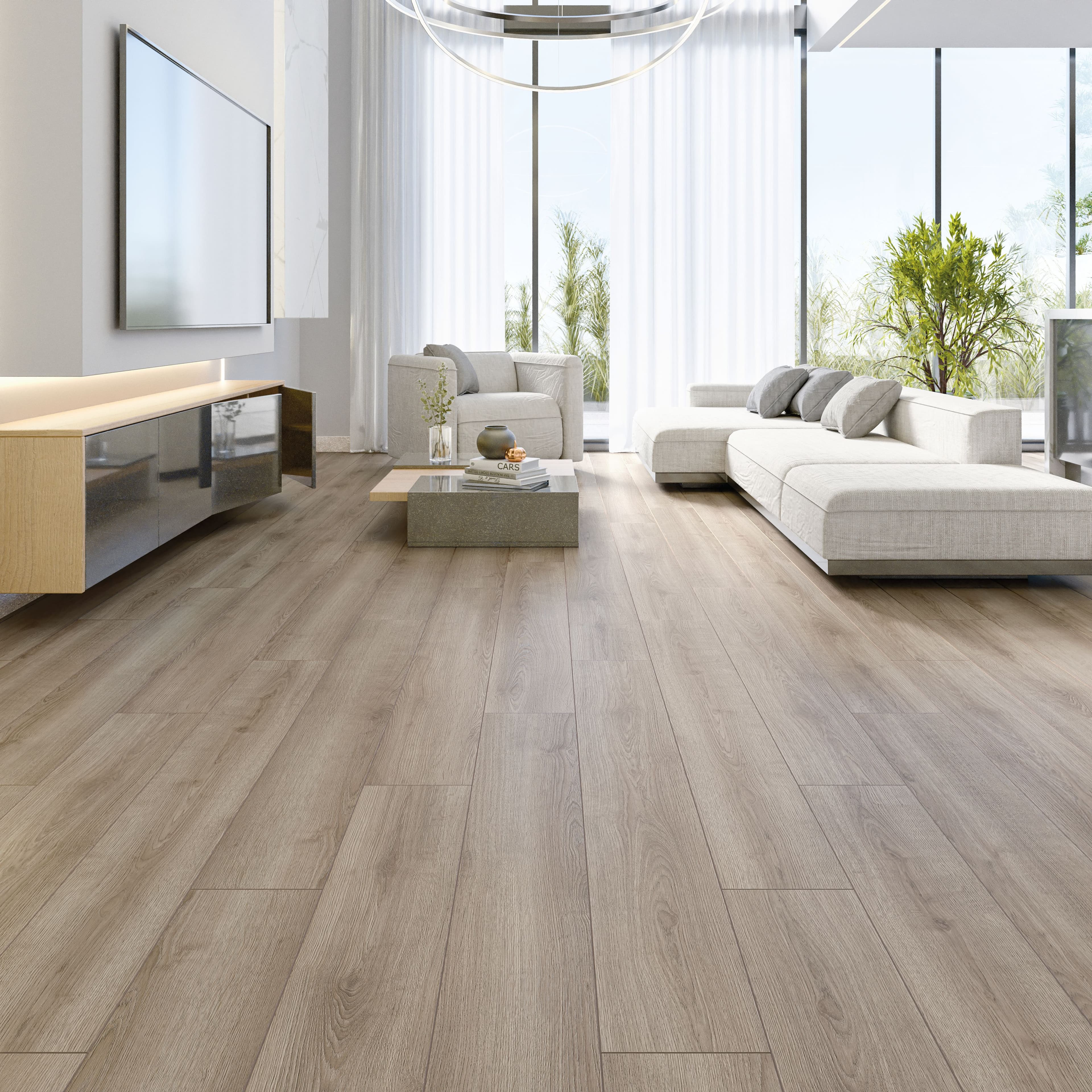 ÇAMSAN MODERN LONG SERİSİ Vardar Meşe - 735 8mm Derzli LAMİNANT PARKE