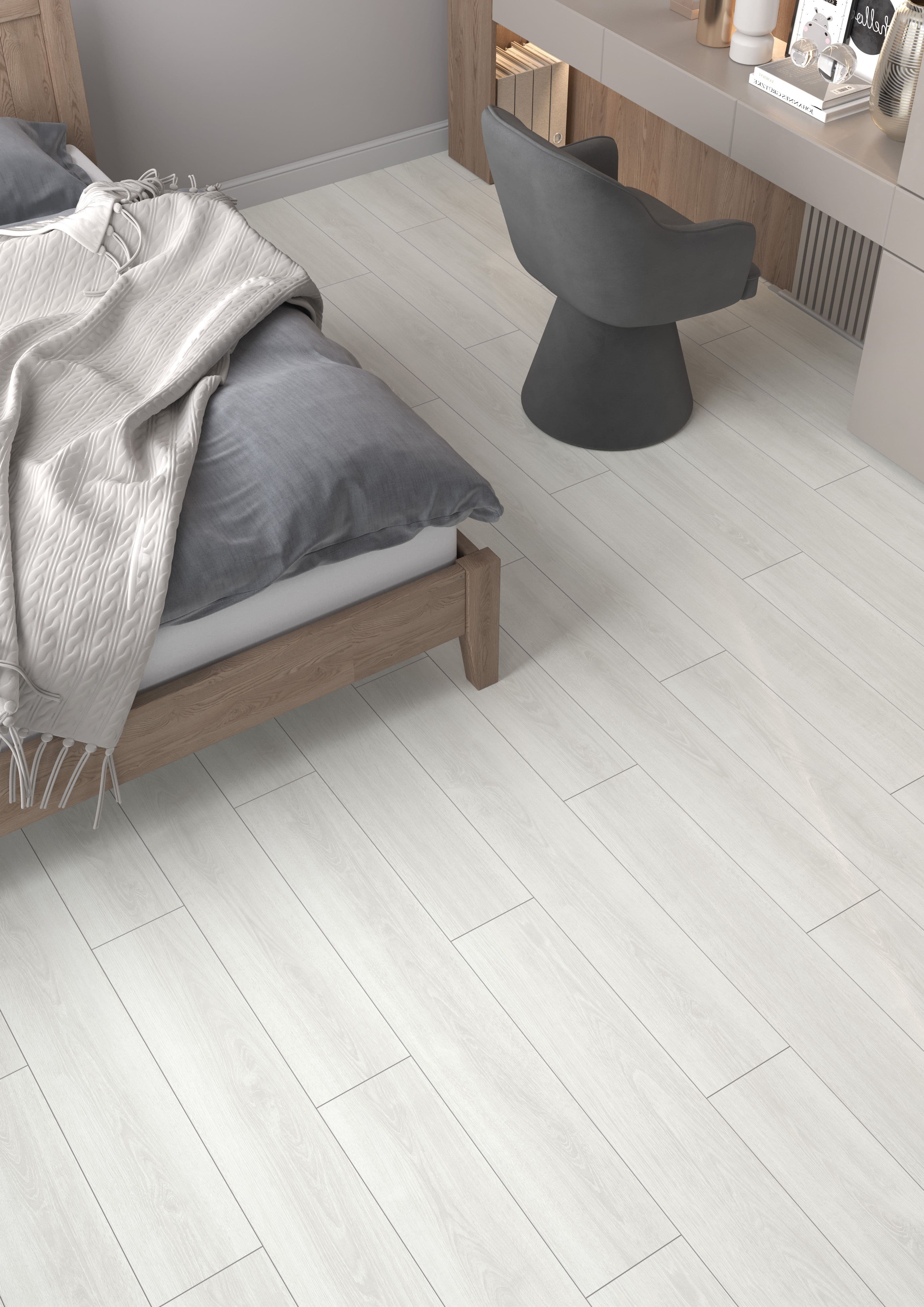 ÇAMSAN MODERN LONG SERİSİ Luna Meşe - 734 8mm Derzli LAMİNANT PARKE