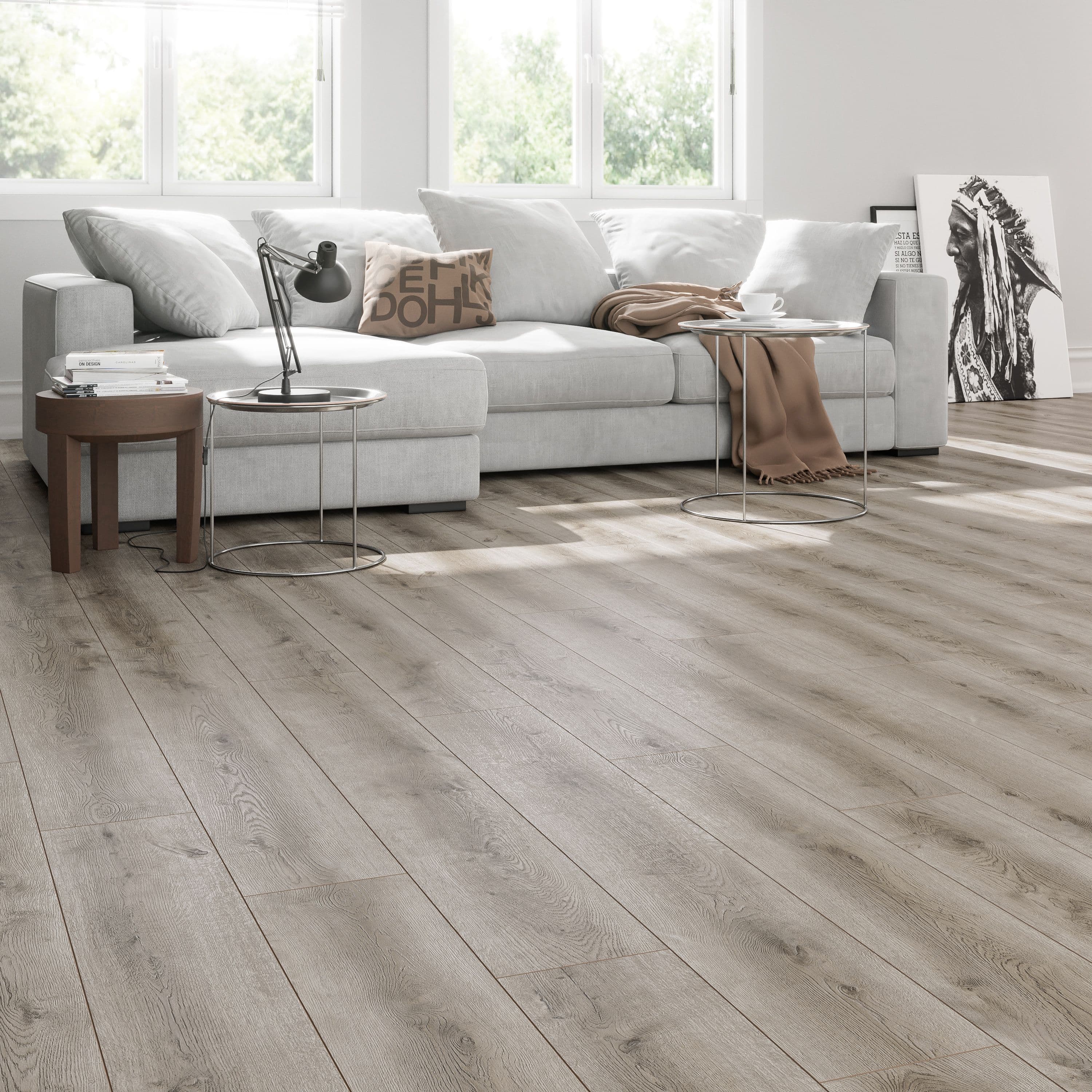 ÇAMSAN MODERN LONG SERİSİ Rumeli Meşe - 724 8mm Derzli LAMİNANT PARKE