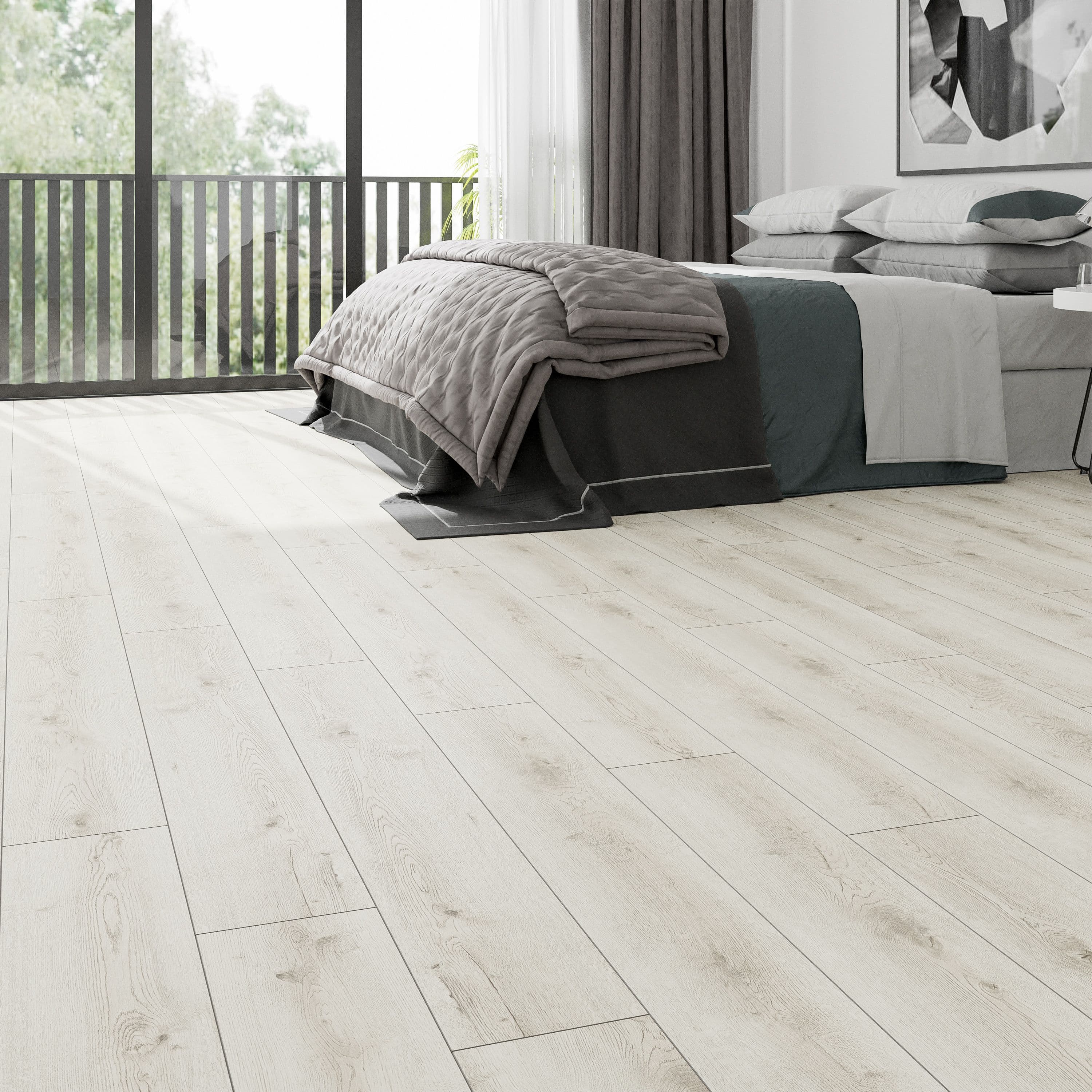 ÇAMSAN MODERN LONG SERİSİ Sofya Meşe - 723 8mm Derzli LAMİNANT PARKE