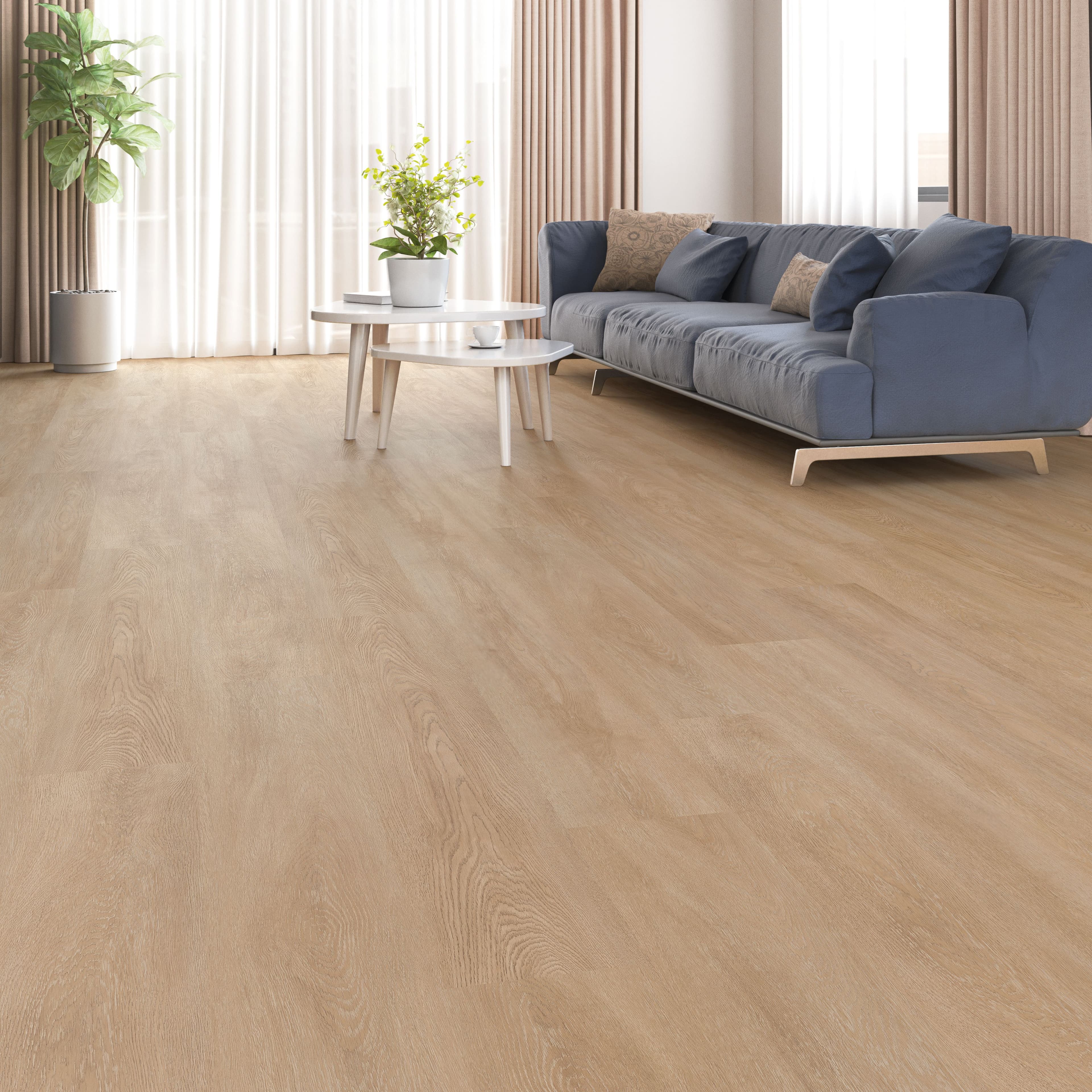 ÇAMSAN SILVER SERİSİ Atlas Meşe - 5009 8mm Derzsiz LAMİNANT PARKE