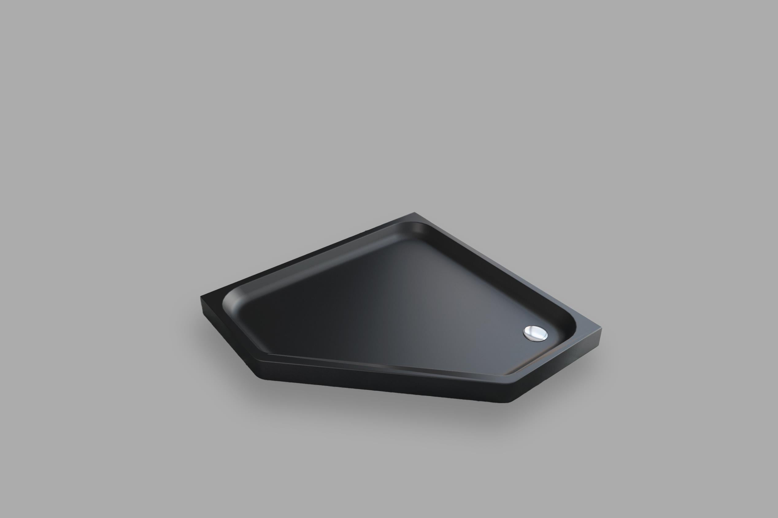 Aquanil CROMO Flat Beşgen Duş Teknesi