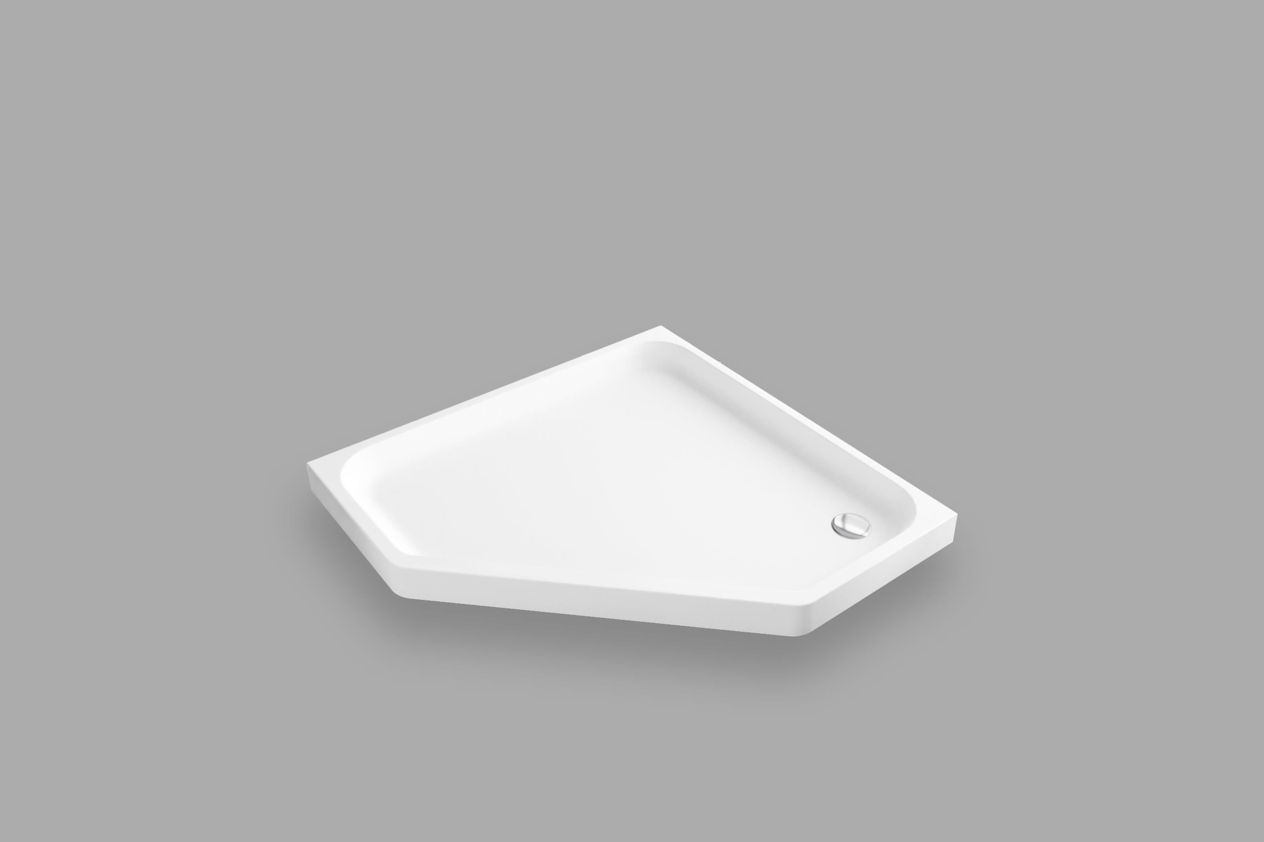 Aquanil HAZEL Monoblok Beşgen Duş Teknesi