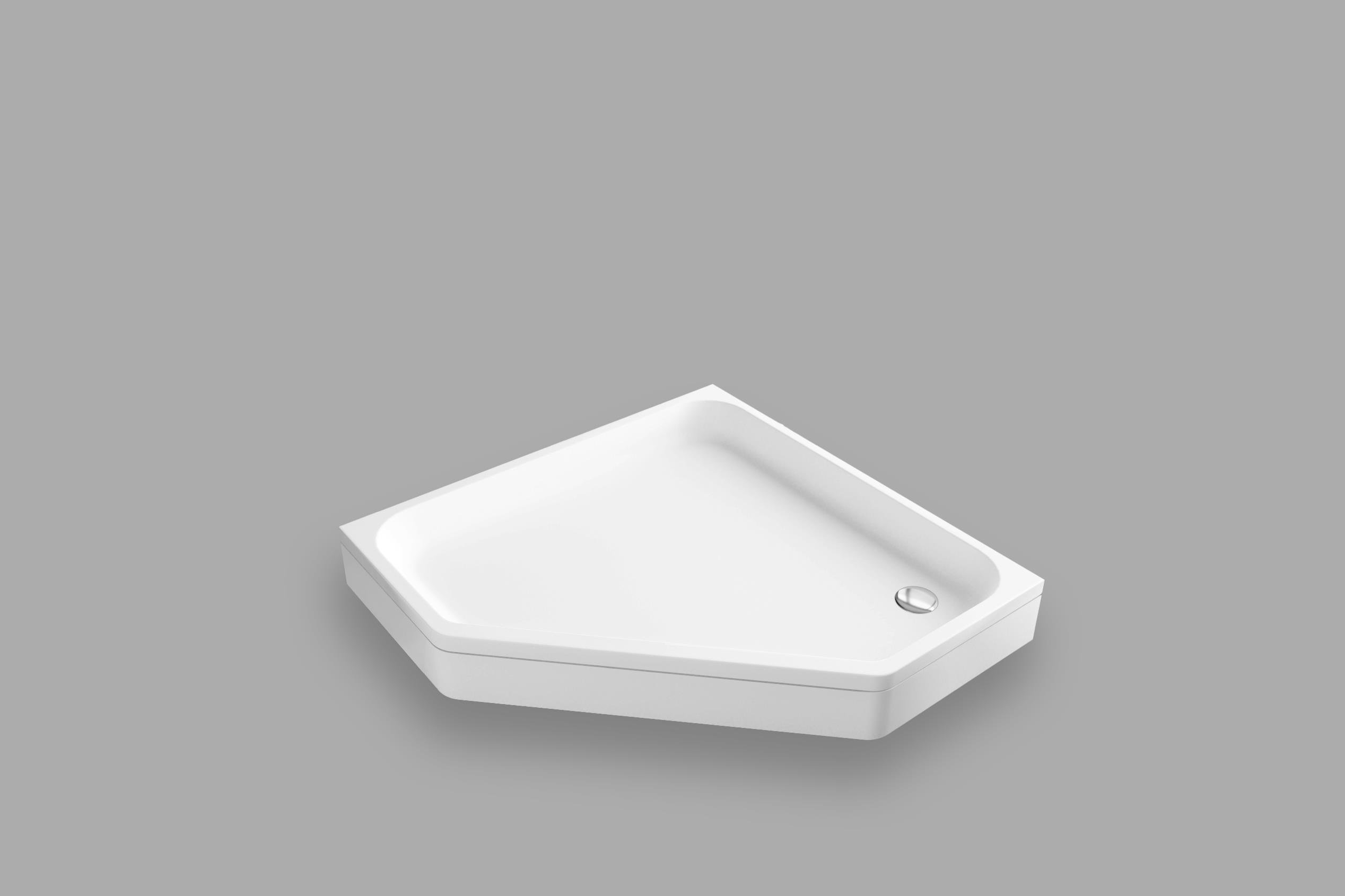 Aquanil PENTA Panelli Beşgen Duş Teknesi