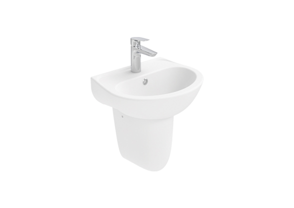 CREAVİT OVAL 456x180x380AYAKLI LAVABO TP145-00CB00E-0000