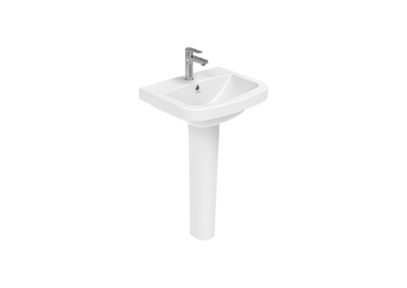 CREAVİT VİTROYA 560x202x450AYAKLI LAVABO VT056-00CB00E-0000