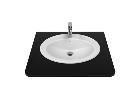 CREAVİT TEZGAH ÜSTÜ OVAL LAVABO 46*58 CM 580x188x463TEZGAH UYUMLU LAVABO TP230-00CB00E-0000