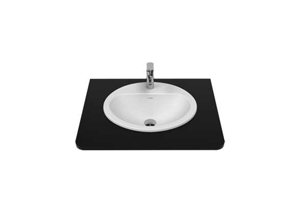 CREAVİT TEZGAH ÜSTÜ OVAL LAVABO 45*52 CM 525x193x450TEZGAH UYUMLU LAVABO TP225-00CB00E-0000