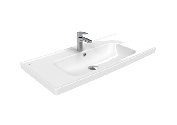 CREAVİT OBİ 1000x161x460MOBİLYA UYUMLU LAVABO OB100-00CB00E-0000