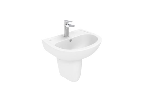 CREAVİT OVAL 507x185x418AYAKLI LAVABO TP150-00CB00E-0000