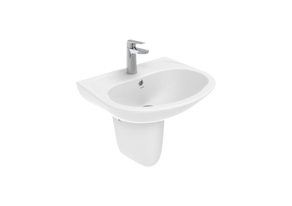 CREAVİT PITTA 555x183x463AYAKLI LAVABO PA055-00CB00E-0000