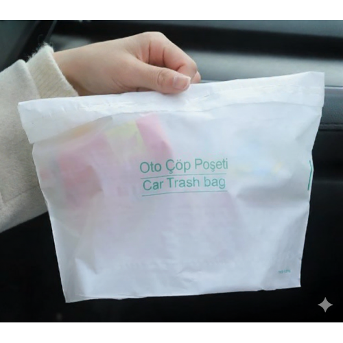 Pratik Su Geçirmez Oto Araba Çöp Poşeti 20 Adet