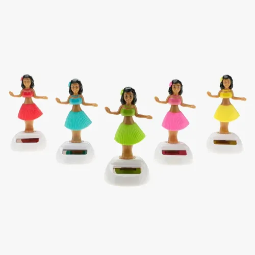 Güneş Enerjili Solar Dans Eden Hula Kızı Figürü