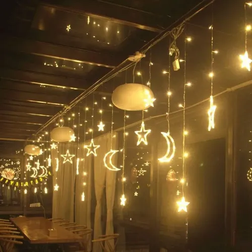 Ay Yıldız Perde Led Gün Işığı 