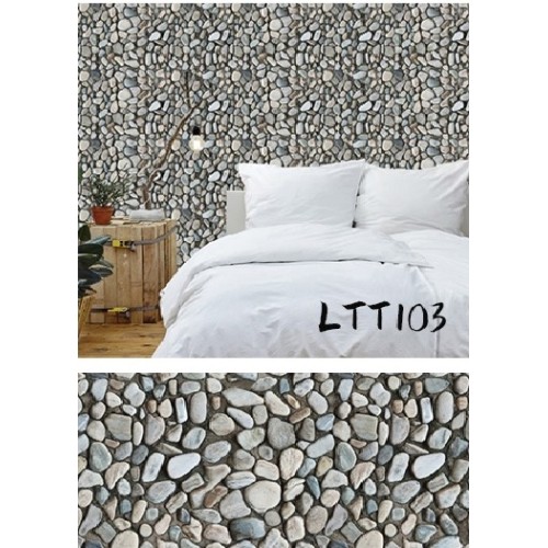 Çakıl Taşı Desenli Yapışkanlı Folyo Kaplama Kağıdı